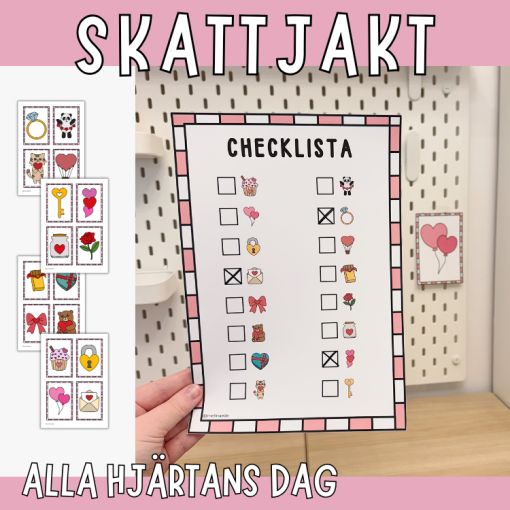 Skattjakt - alla hjärtans dag