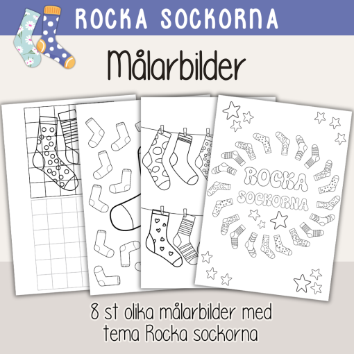 Rocka sockorna - Målarbilder