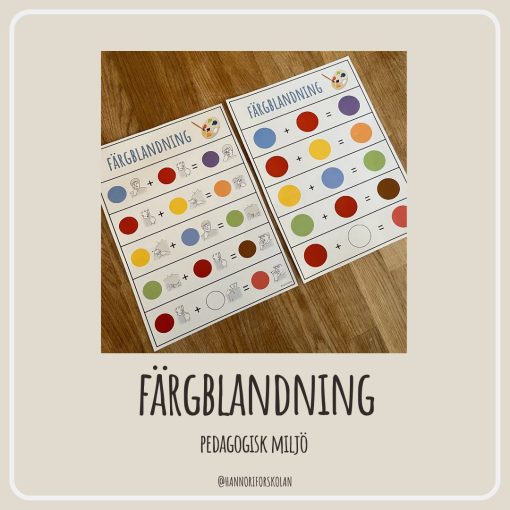 Färgblandning
