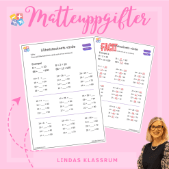 Matteuppgifter mellanstadiet