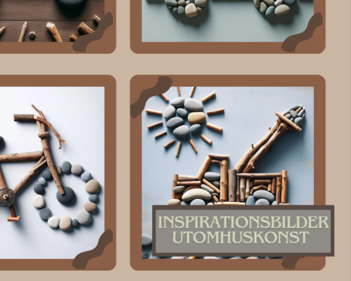 Utomhuskonst - Inspirationskort tema fordon och väg