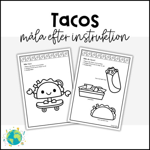 Tacos - Måla efter instruktion