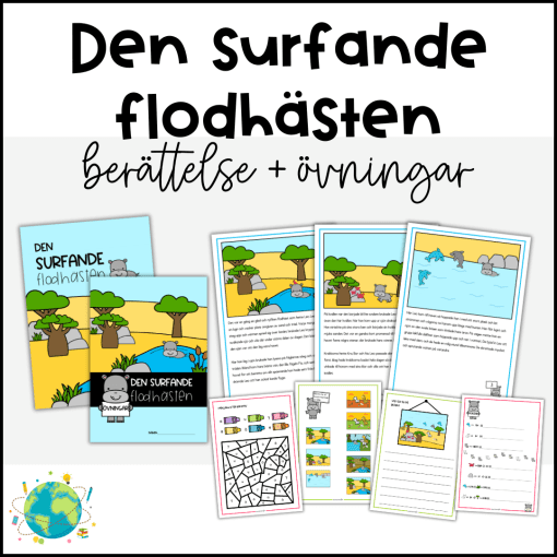 Den surfande flodhästen - Berättelse och övningar