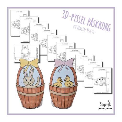 3D-pyssel påskkorg