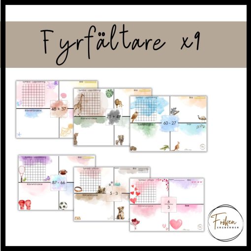 Fyrfältare x9
