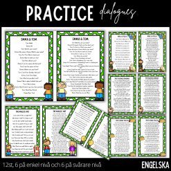 Practice dialogues - 12 talkort