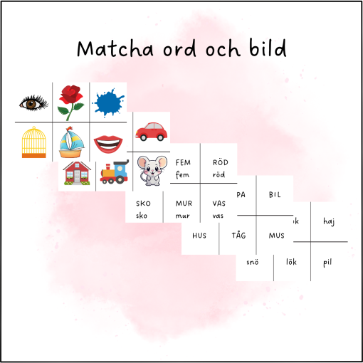 Matcha ord och bild