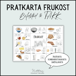Pratkarta frukost