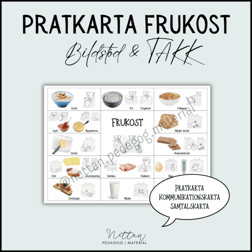 Pratkarta frukost
