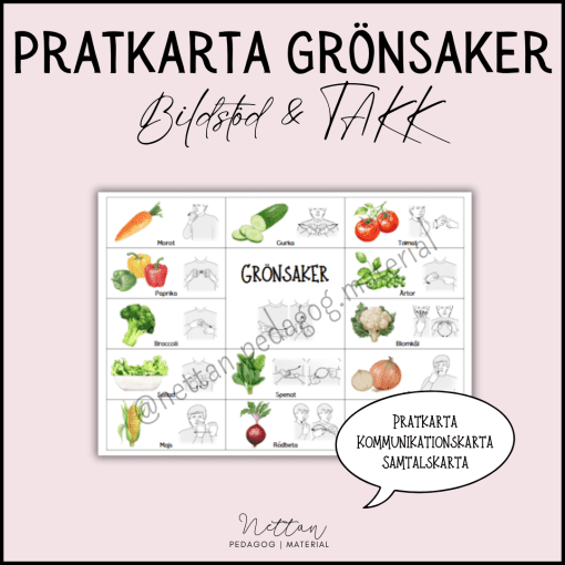 Pratkarta grönsaker