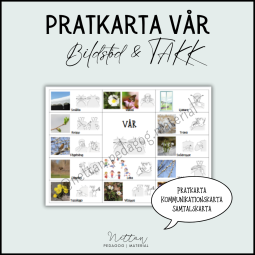 Pratkarta vår