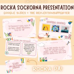 Rocka Sockorna - Presentation med tre avslutande reflektionsuppgifter
