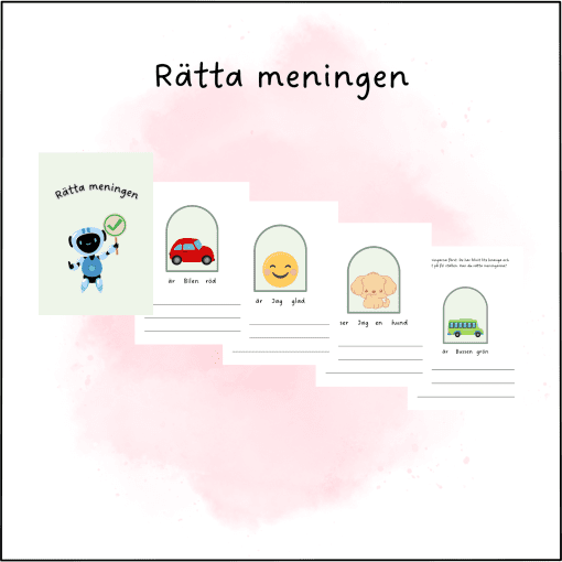 Rätta meningen