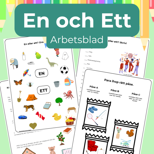 Träna En och Ett Arbetsblad