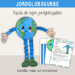 Jordens dag - Pyssla en jordglobsgubbe - Earth day