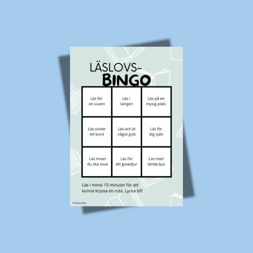 Läslovsbingo