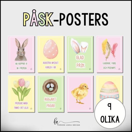 Påskposters / Dekor till påsk