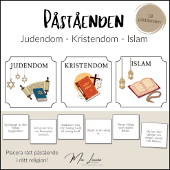 Påståenden: Judendom, kristendom och islam