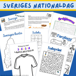 Sveriges nationaldag - arbetshäfte