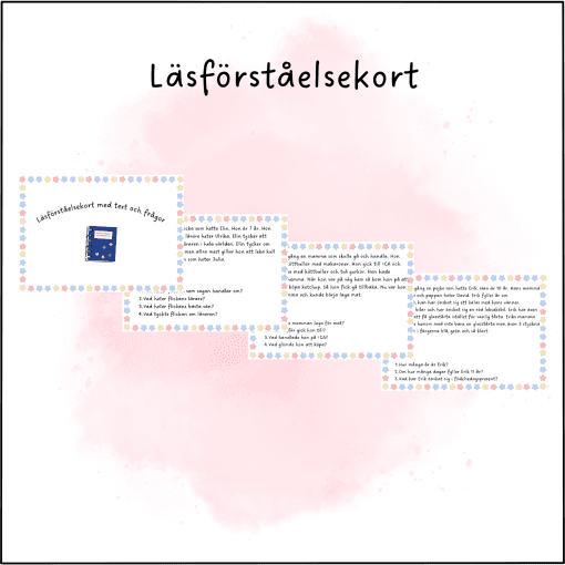Läsförståelsekort