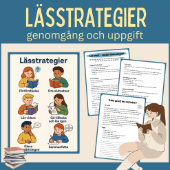 Lässtrategier - affisch, genomgång och uppgift
