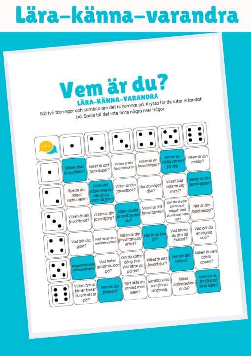 Vem är du? - Lära-känna-varandra