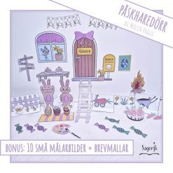 Påskharens dörr - nissedörr till påsk