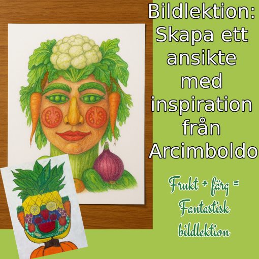 Bildlektion: Skapa ett ansikte med inspiration från Arcimboldo