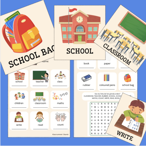 Welcome to school - School words