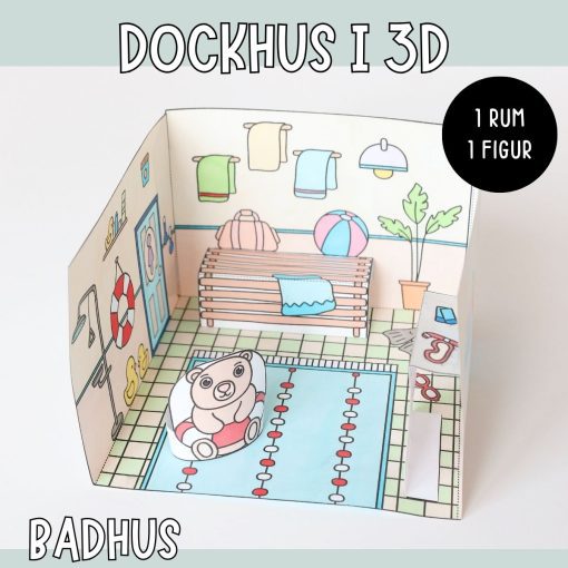 Pyssla dockhus - badhus