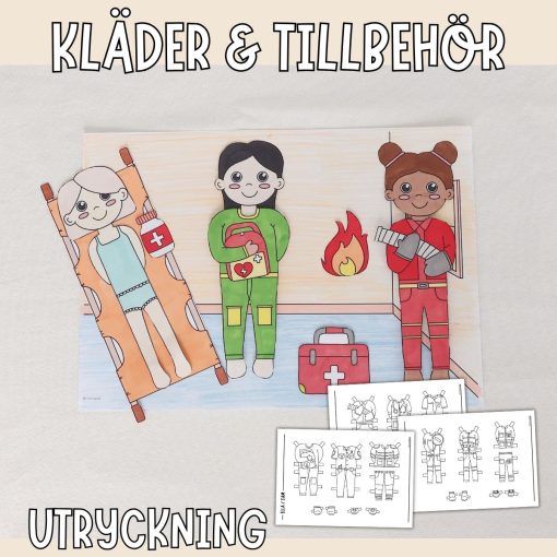 Tillägg klippdockor - Räddningstjänst