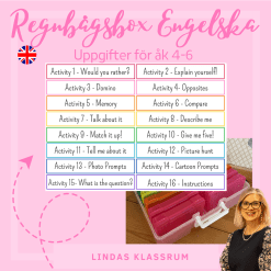 Engelska regnbågsbox