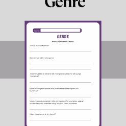 Arbetsblad om musikgenre