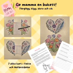 Mors dag - ge bort en bukett! Kort och läsförståelse