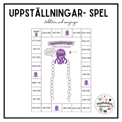 Uppställningar - spel