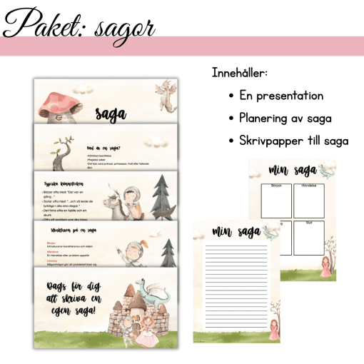 Paket: Jobba med sagor