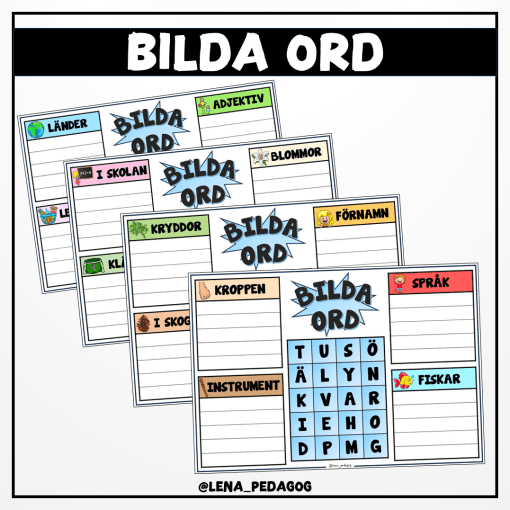 Bilda ord